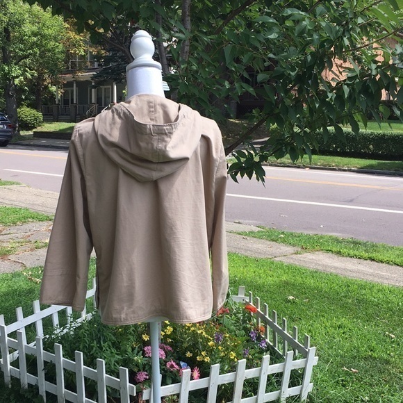 OLD NAVY Tan zipper jacket with hood - Picture 3 of 12